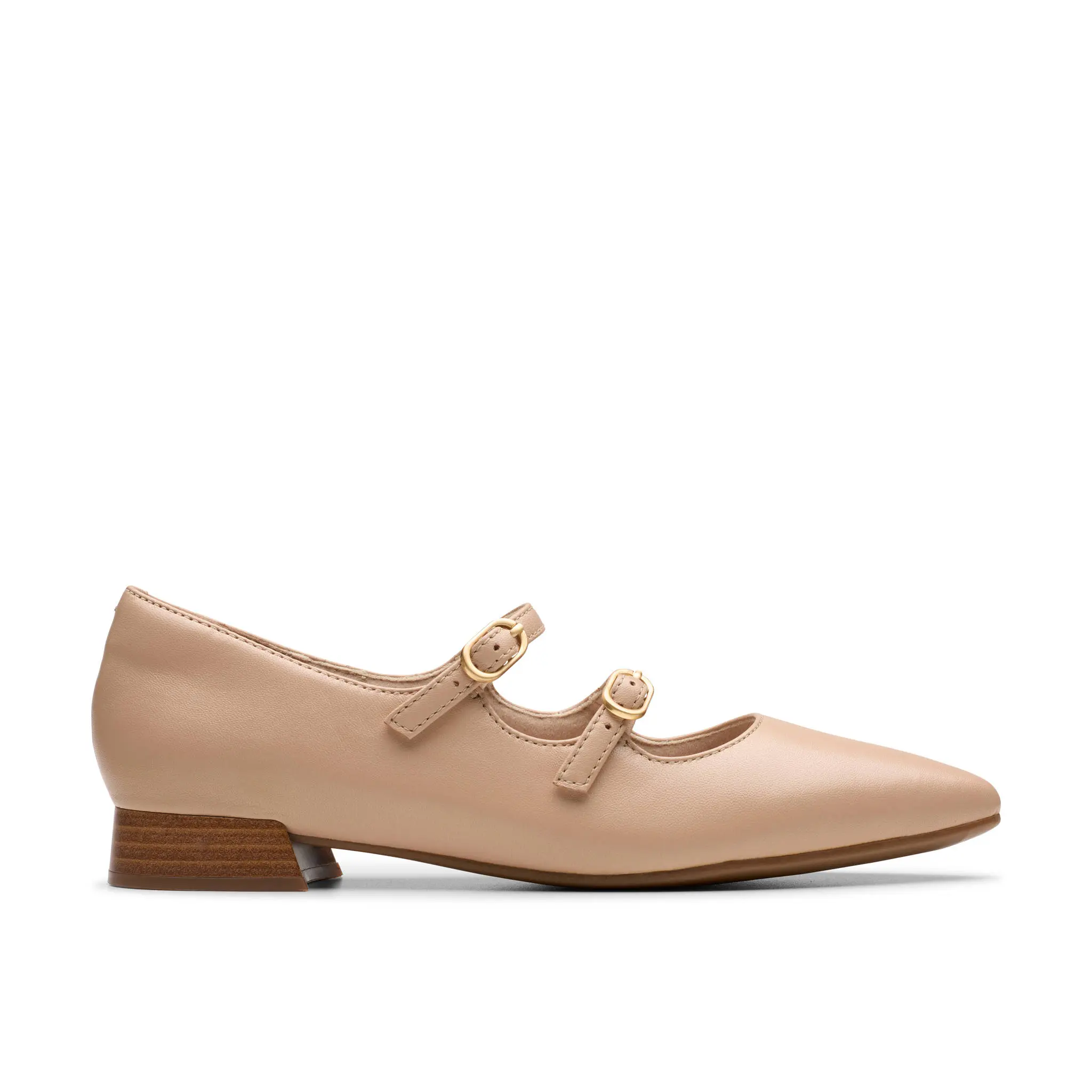 Clarks Womens Natalyn Lane Beige Leather