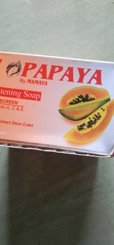 Product Review of PROMO [DAPAT 3 PCS] SABUN PAPAYA BY MAMAYA GRIGHTENING SOAP + SUNSCREEN  WITH VIT. A UNTUK MEMUTIHKAN from S**i 0