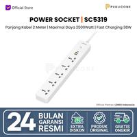 Gambar LDNIO SC5319 Power Socket Defender Series 5 Socket 3 USB Port - SC5319 dari PVBLIC ONE Kota Tangerang 1 Tokopedia