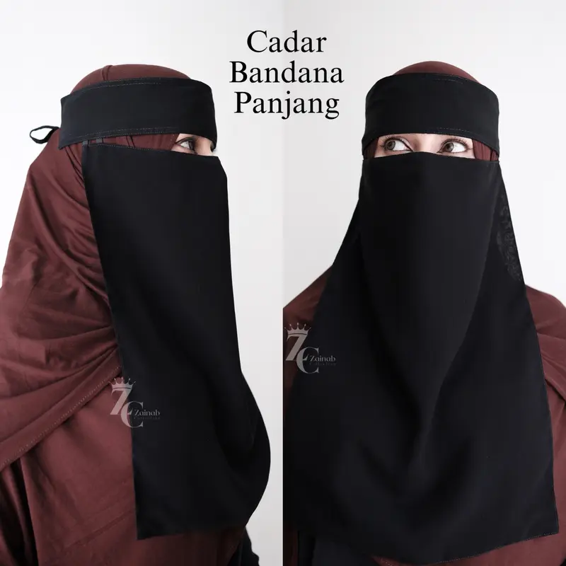Niqob cadar Saudi sifon  asli muslim tangan Jilbab Syari Kerja 6