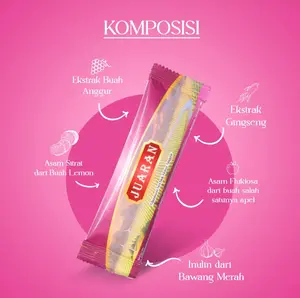 JUARAN Serbuk Ginseng Herbal Original BPOM 5 Sachet Multivitamin Energi Korean Panax Ginseng Halal MD 867028013695