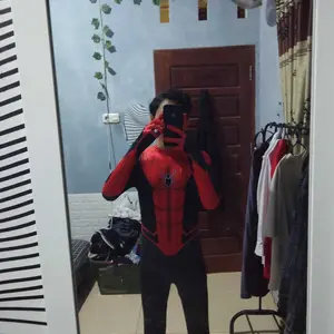 Kostum Miles Hero expedition Spiderman Homecoming Costume Superhero Marvel pria dewasa Iron Spiderman