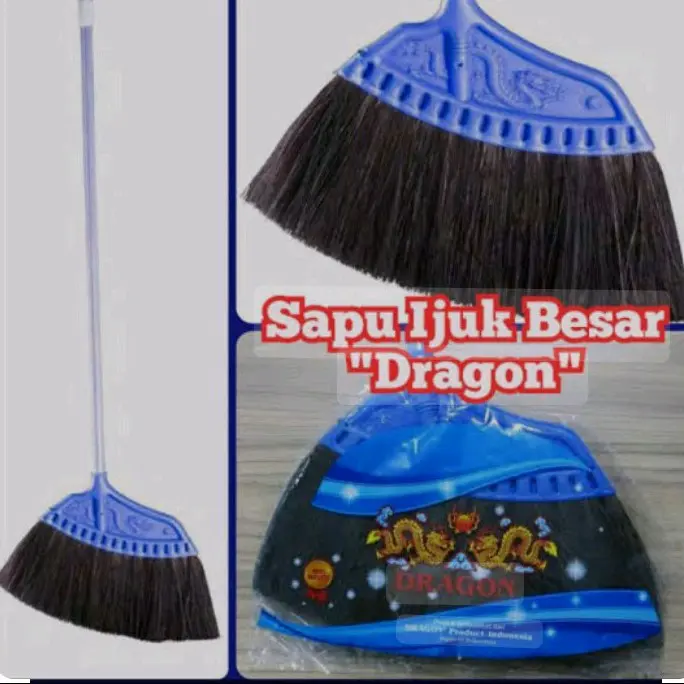 sapu injuk dragon besar best seller wadesta kipas Biru Gagang Lantai