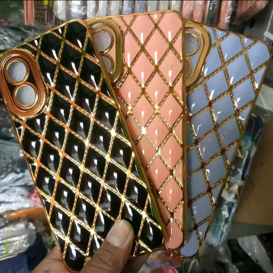 Casing Mewah Opp0 A18 4G Softcase Chrome Case Silikon Ponsel