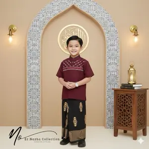 Setelan koko anak usia 3-9 tahun setelan koko sarung