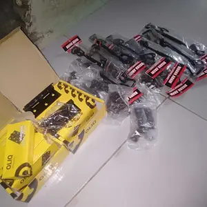 Karya Abadi 1SET Kelengkapan Jendela - Hak angin Jendela - kunci jendela - engsel jendela hitam black 3inch