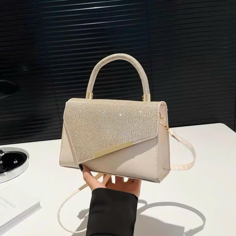  Túi xách nữ thời trang phối kim tuyến đi tiệc sang chảnh CUN242 