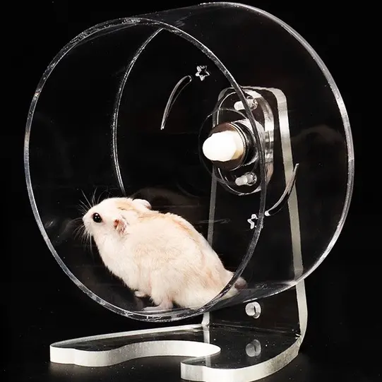 Furry Pals Silent Arcylic Hamster Wheel(13cm) cattreat