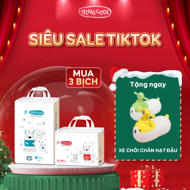   Tặng 01 Xe Chòi Chân cho bé  - 3b  Bỉm YINGCOOL Size NB64  SD60 MD56 MQ50 L48 XL44 XXL42 XXXL40 
