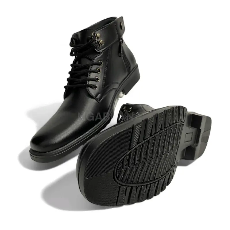 Sepatu formal pria pdh dinas pantofel tali plus resleting 2