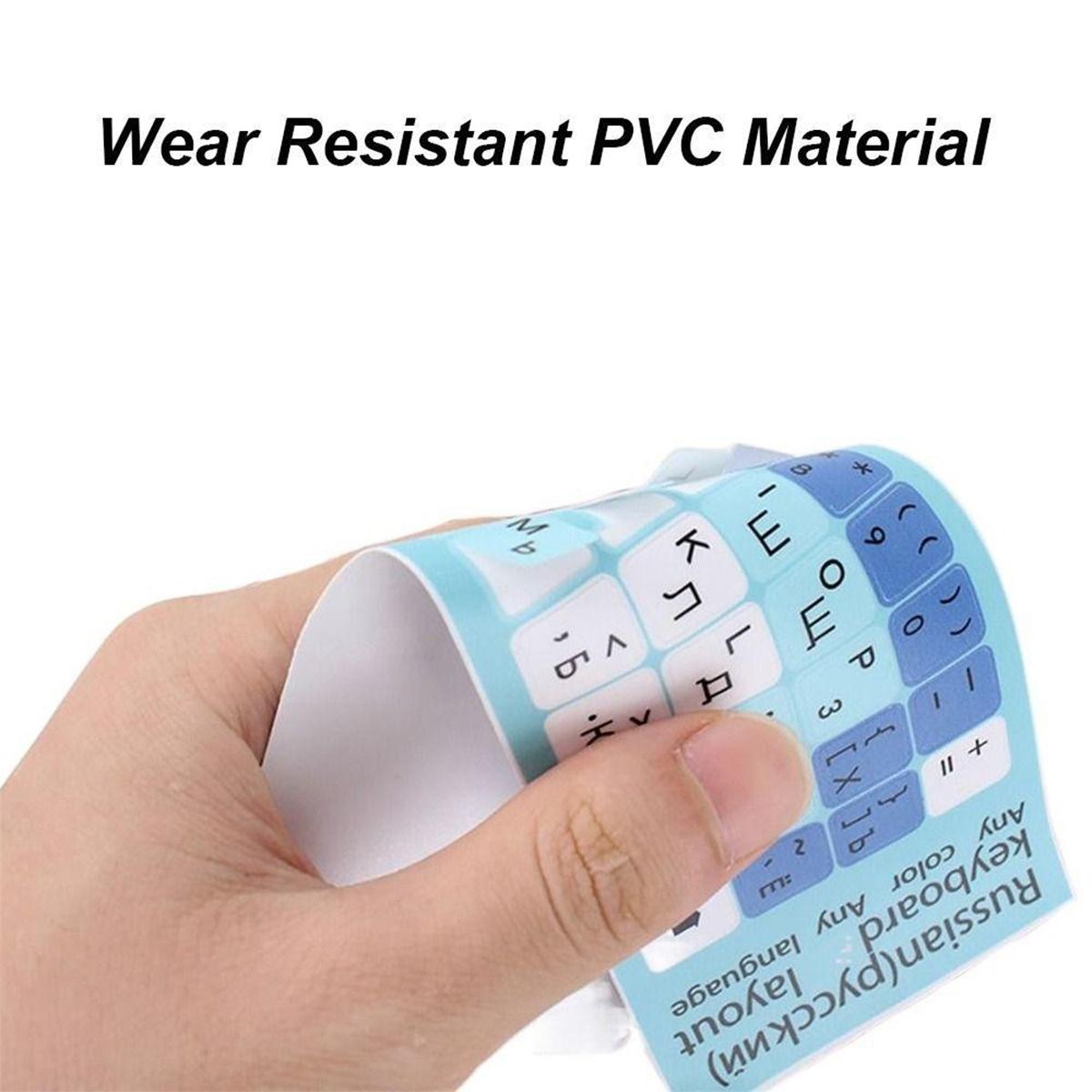 Keyboard Protector Pelindung Keyboard Laptop Stiker Keyboard Universal 18×6.5cm Warna Menarik & Tidak Luntur Pink Coklat Biru Anti Aus & Tahan Lama