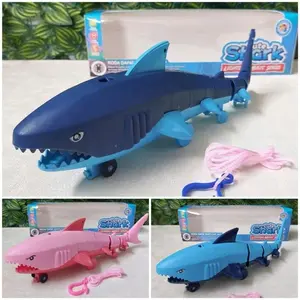 Mainan Hiu Shark Bisa Berjalan dan Musik Toys - Model Terbaru