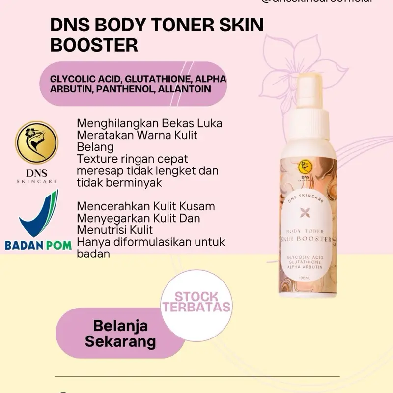 [ ETALASE SPESIAL ] BODY TONER SKIN BOOSTER