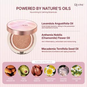 (Official Store) RUVINE Nukd Glow Flawless Cushion SPF 30++ / PA++ (Single Pack) 13ml