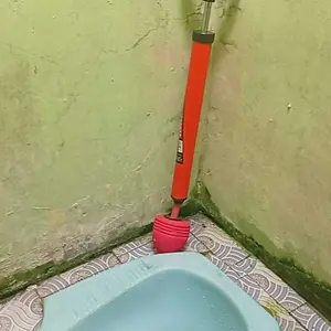Penyedot WC Fleksibel Pump Toilet Plunger Pompa WC Duduk Mampet Alat Pembersih Saluran Tersumbat