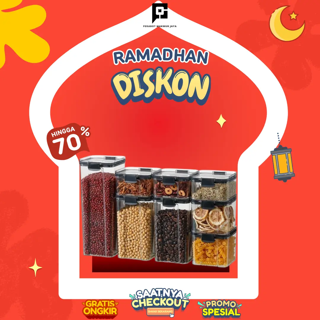Toples Penyimpanan Kue Import Bahan Akrilik Toples Lebaran Toples Kue