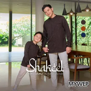 MYWEP Shakeel Espresso Koko Couple Ayah dan Anak Edisi Baju Lebaran 2026 Elegan & Eksklusif