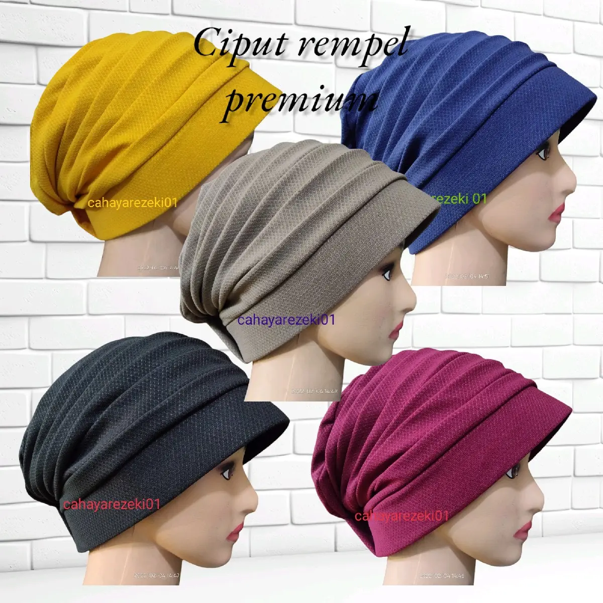 Turban instan turban turki ciput huges Wanita Jilbab Kerudung