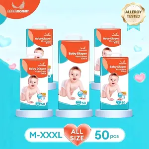 ANGEL MOMMY POPOK CELANA ISI 50 PCS ALL SIZE M-XXXL Baby Diapers Extra Absorbent