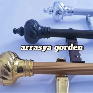 Batang Gorden Besi Hordeng fullset Tiang Gordeng Rollet Gorden Fulset