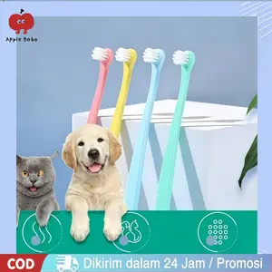 Sikat Gigi Hewan Bulu Lembut untuk Kucing & Anjing - Perawatan Mulut Profesional
