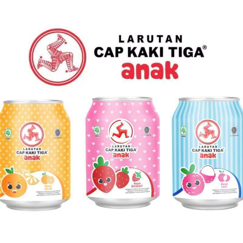 Larutan cap kaki tiga Anak Minuman