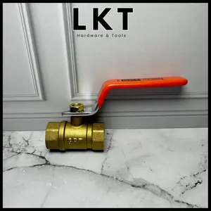 GRT Ball Valve Stop Kran Body Kuningan / Stainless / PVC Ukuran 1/2 - 3/4 - 1 Inch