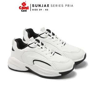 【SALE HARI INI】Cani "Free Box" (Size 39 - 45)  Sunjae Sepatu Sneakers Pria Sepatu Kasual Fashion Shoes Trendy - M8134