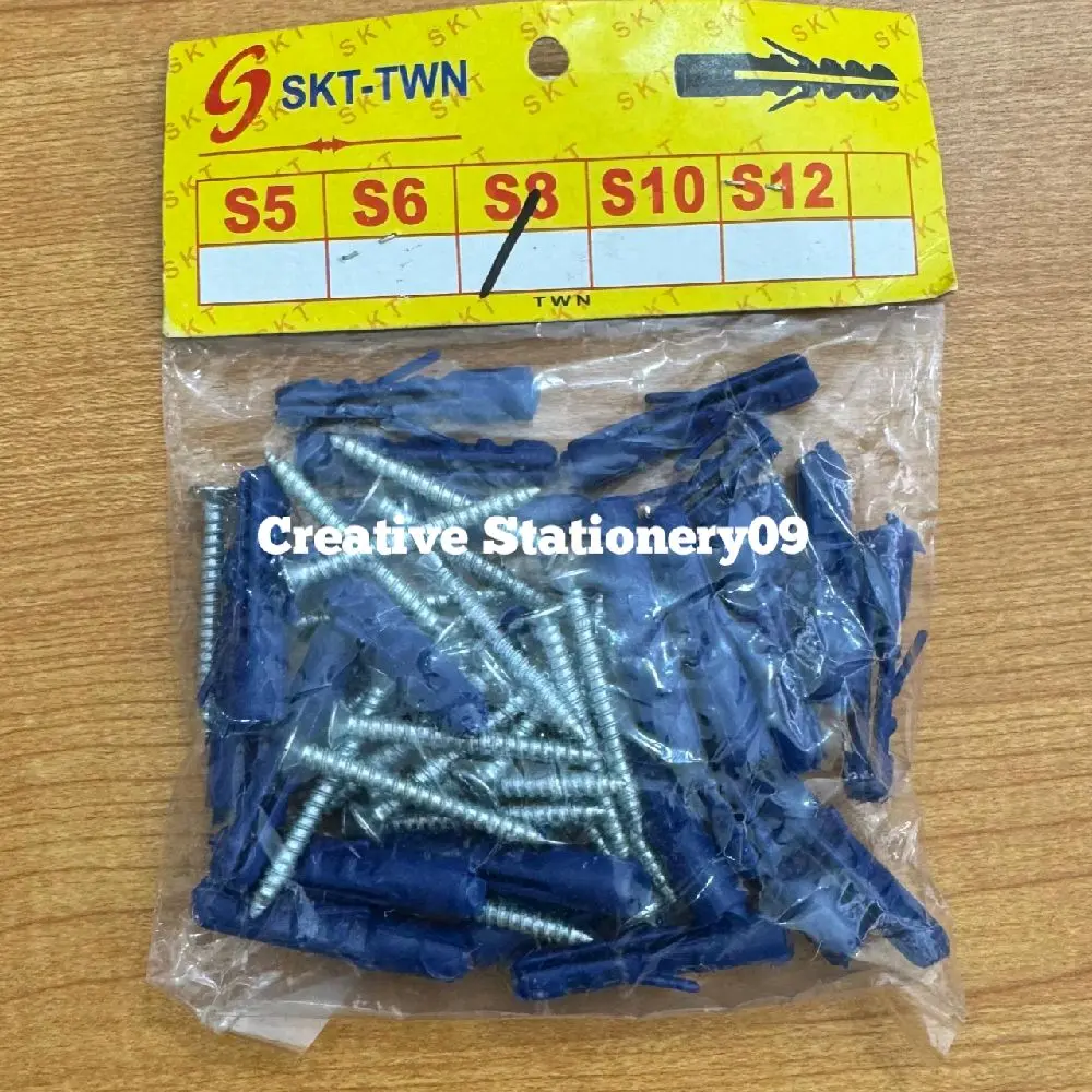 Fisher Set + Skrup / Piser Sekrup S5 S6 S8 S10 S12