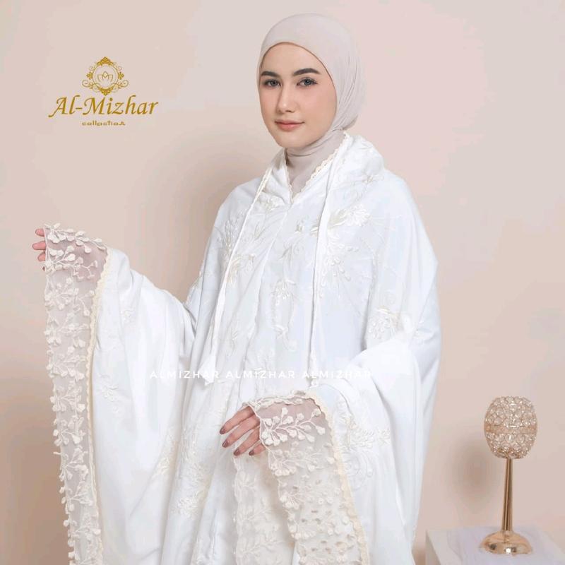 SHAFA - Mukena Dewasa Bordir Premium Renda Melati Akila Series 0