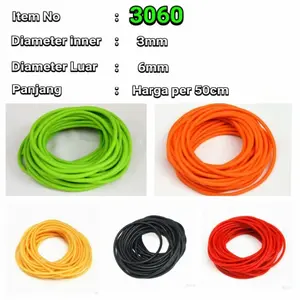 Tali Karet Ketapel 3060 rubber 6 mm panjang 50 cm