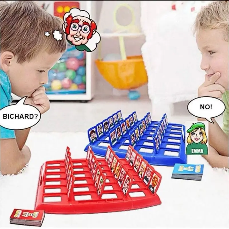 Mainan Anak Tebak Gambar Board Game WHO IS IT - Mainan Tebakan Gambar Best Seller Toys 5
