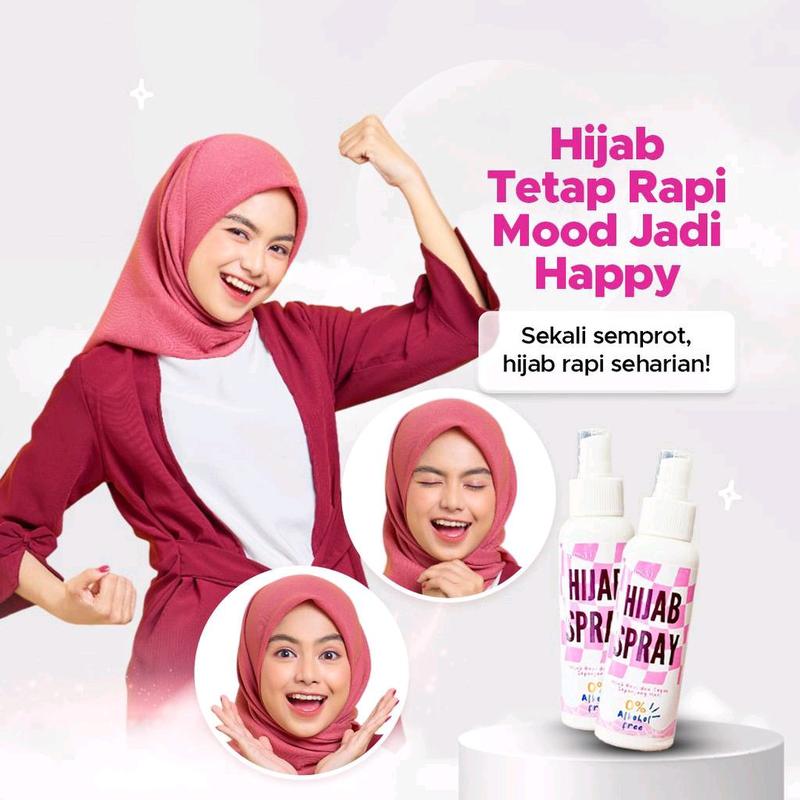 Hijab spray Enes vi Anti Leyot parfum pewangi jilbab kerudung anti lepek 100 Ml 0
