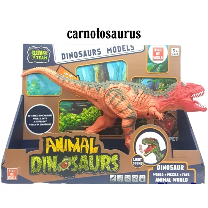Miliki Mainan Anak Dinosaurus Tyrannosaurus T-Rex Carnotosaurus Lampu Bunyi Cod 3