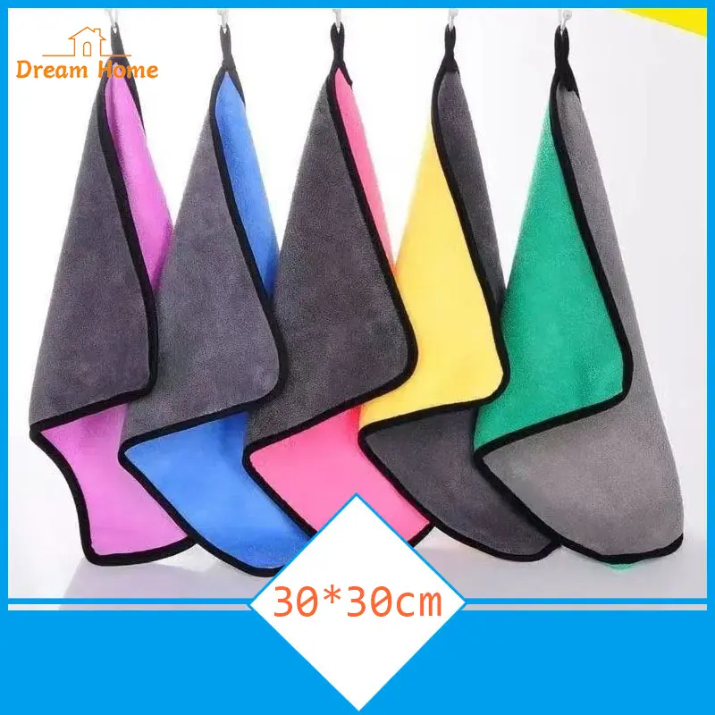 Textiles & Fabrics Dishcloth domestic cleaning special dishcloth absorbent hair does not drop hand towel towel absorbent hair does not drop household cleaning