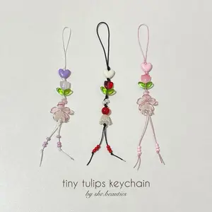 tiny tulips keychain | gantungan mini tulip
