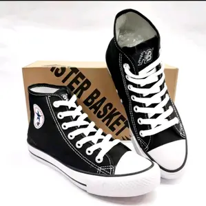 SEPATU NB MASTER BASKET SEKOLAH Hitam Putih