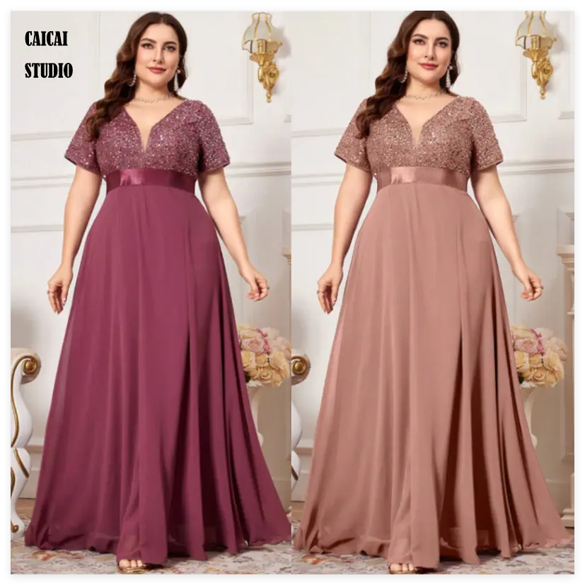 green emerald velvet dress Plus-Size Off-The-Shoulder Long Prom Dress with Slit Dusty Rose / 20