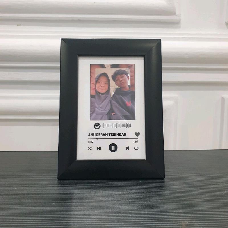 Custom Frame Foto Spotify - Bingkai Foto Aesthetic Kado Ulang Tahun Gift Wisuda 7