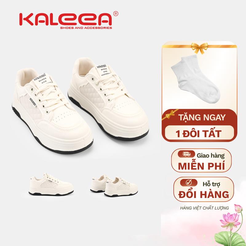   SALE   KALEEA T157 - Giày Thể Thao Nữ Độn Đế Thoáng Khí Đi Êm Sneaker Cao 5p 
