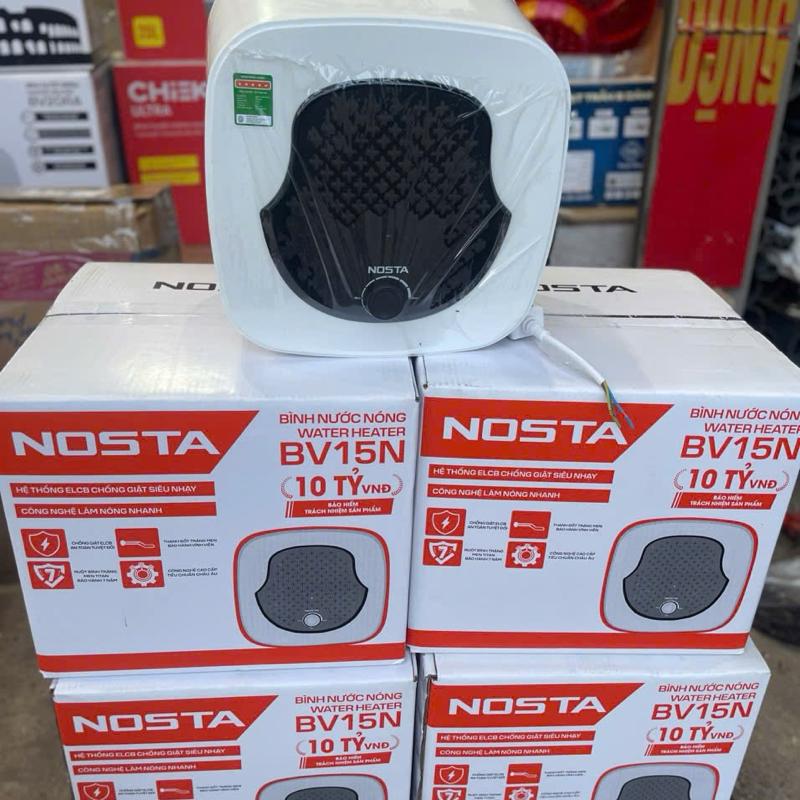 Bình nóng lạnh Nosta BV15N - Dung tích 15L - Giá phải trăng - Máy Nóng Lạnh