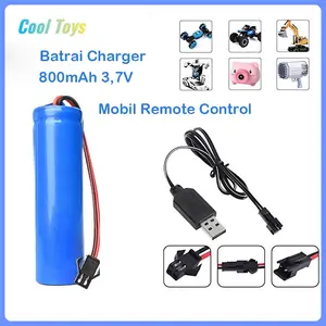 Baterai Cadangan Mobil RC 14500 3,7V 500mAh / Mobil RC