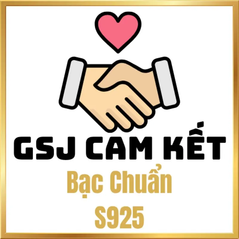Nhẫn Bạc 925 Nữ Đá Chủ Cao Bốn Trấu Thân Năm Hàng Đá Nhỏ Khắc Chữ S, Sử Dụng Hàng Ngày Không Cần Kiêng Nước - GSJ - R4202001 1