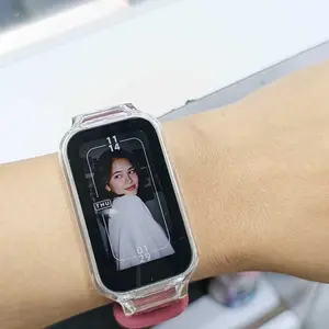 Silicon Pattern Strap and Case for Xiaomi Smart Band 8 Active 9 Active