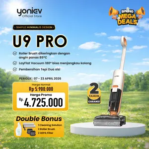 Yoniev U9 Pro Vacuum Cleaner Wet Dry Cordless Vacuum Cleaner and Floor Washer Penyedot Debu