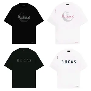 [100% ORIGINAL] RUCAS INITIAL ARABIC TEE BLACK WHITE | RUCAS THE INITIAL WHITE | RUCAS PYHTON GREY | KAOS RUCAS