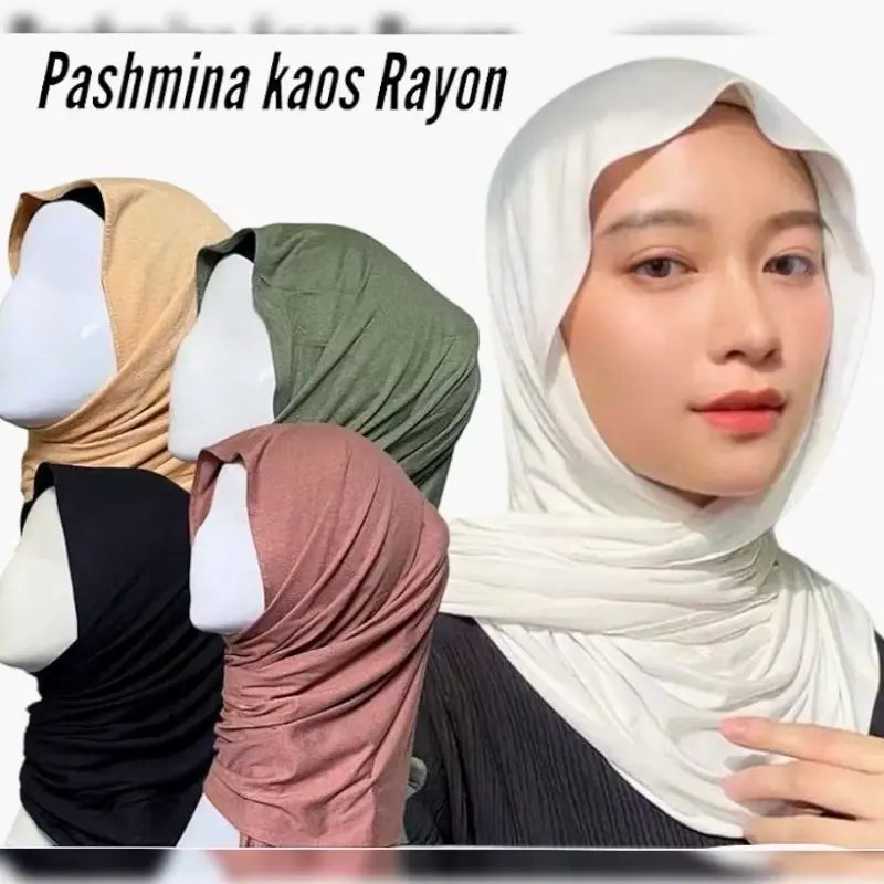 ￼PASHMINA KAOS PASHMINA KAOS RAYON SUPER PASHMINA OMAN