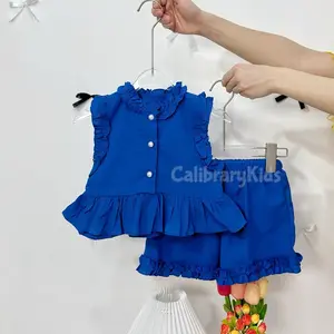 ￼( Calibrary Kids )   KIMMI SET | setelan anak perempuan | one set anak Balita cewek | katun linen | outfit anak | Fashion