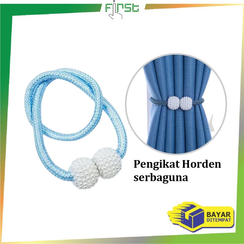[COD] FH C1231 Pengikat Gorden Cantik Curtain Ball Tali Tirai Model Klip