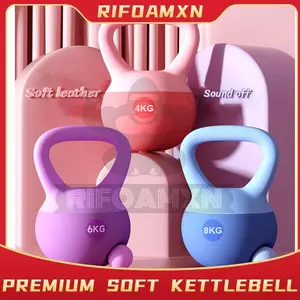 【COD】RIFOAMXN Kettlebell Lembut Model Baru 4/6/8kg | Set Dumbbell | Peralatan Gym Rumahan | Dumbbell Lembut untuk Wanita Latihan Beban di Rumah